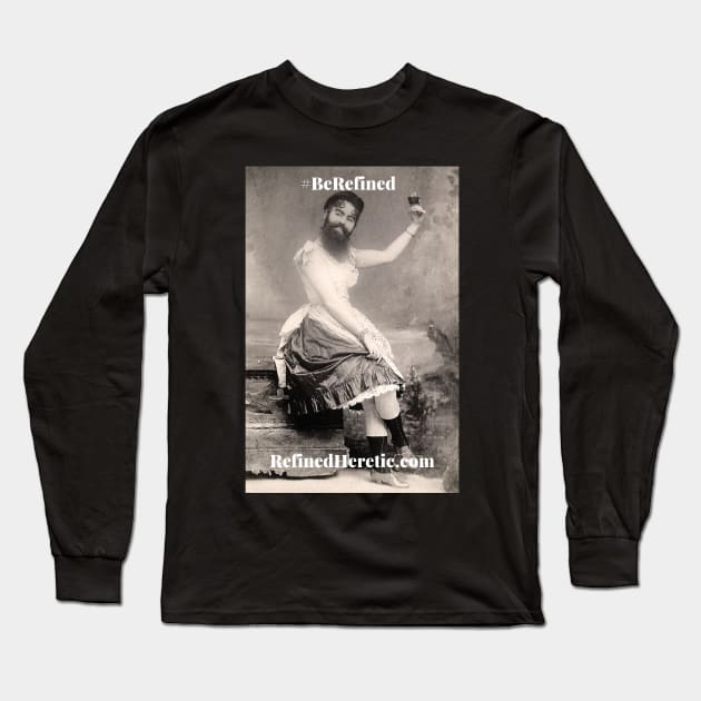 Bearded Lady Annie Jones Long Sleeve T-Shirt by RefinedHeretic